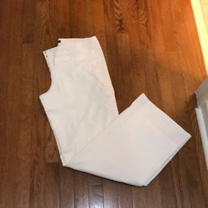 Limited White Linen Pants